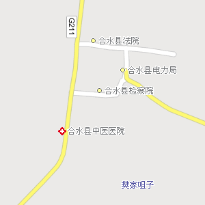 庆阳市合水县西华池镇地图