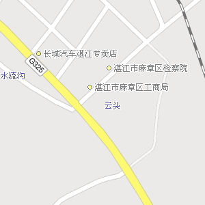 湛江麻章区地图