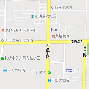 长沙市芙蓉区湘湖街道地图