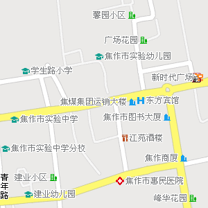 焦作市山阳区艺新街道地图