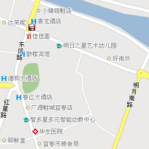 宜春市袁州区官园街道地图