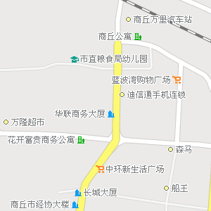 河南省电子地图 商丘市地图
