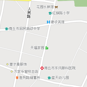 河南省电子地图 商丘市地图图片