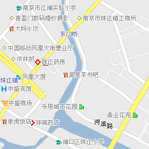 江苏省南京市浦口区公路电子地图