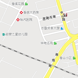 哈尔滨市香坊区地图