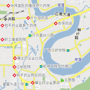 广西行政地图