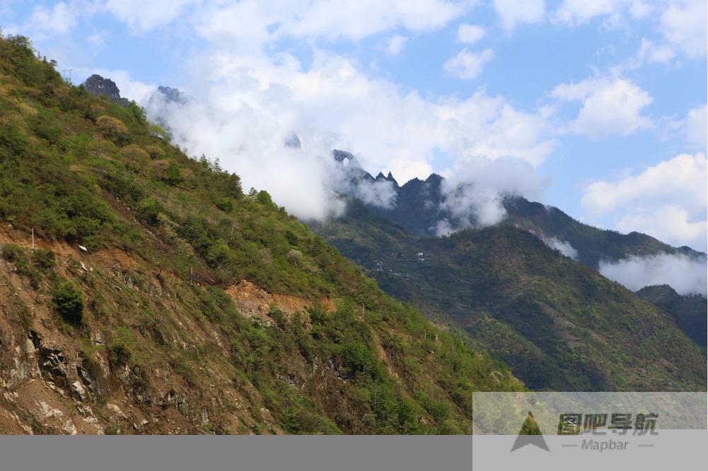 怒江傈僳族自治州旅游景点地图