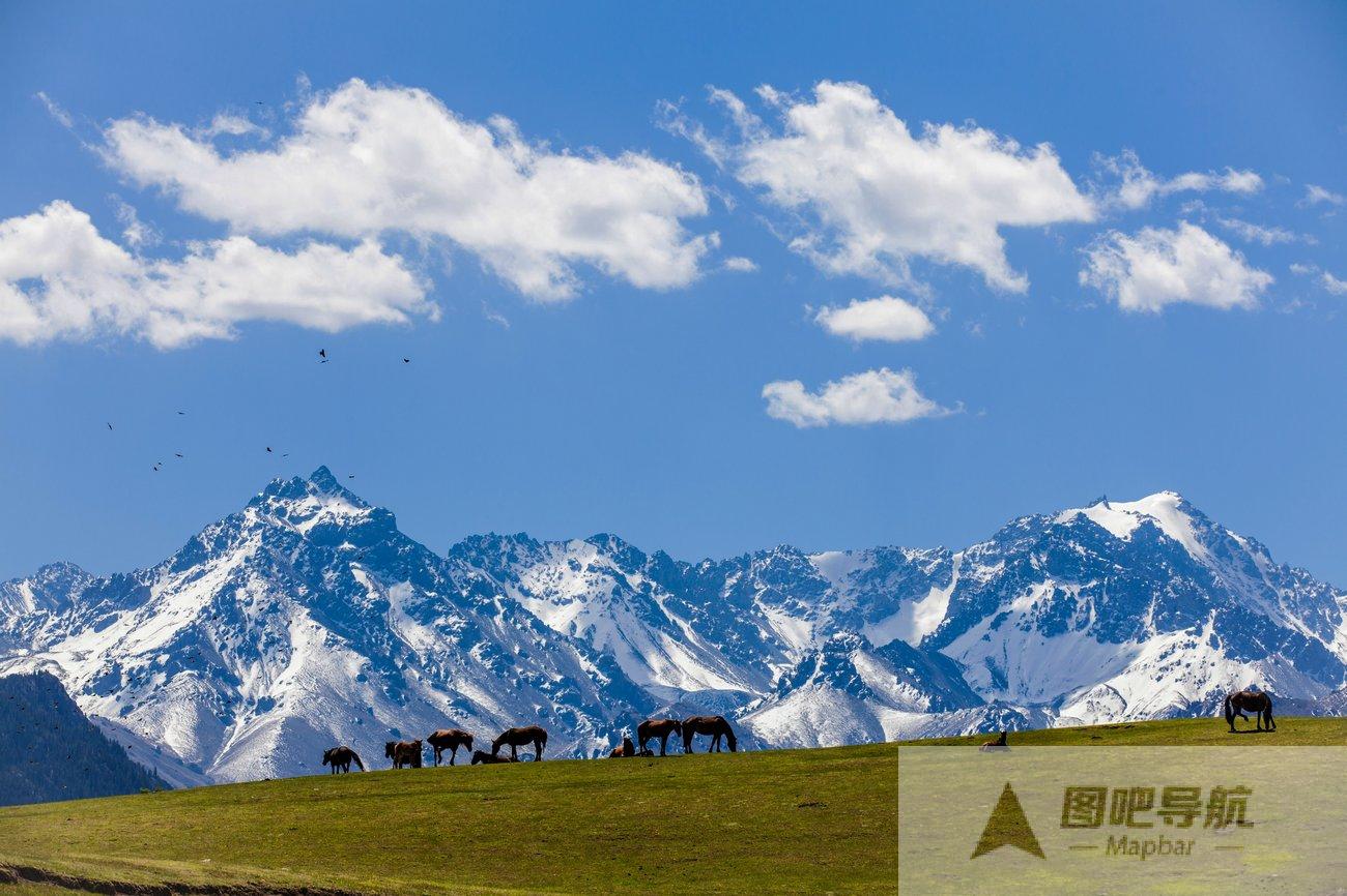 塔城地区旅游景点地图