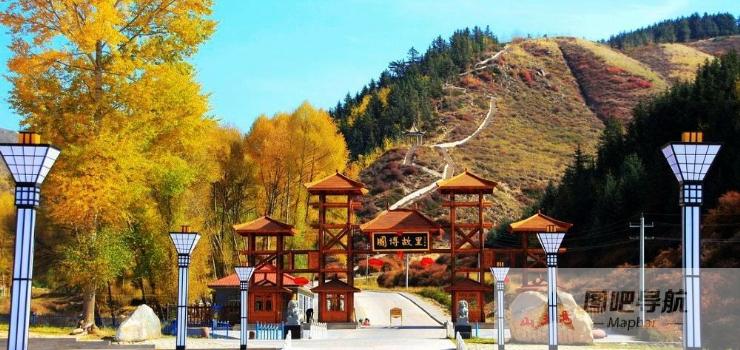 张掖市旅游景点地图