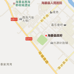 海北海晏电子地图_中国电子地图网图片