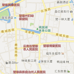 云南楚雄电子地图_中国电子地图网图片