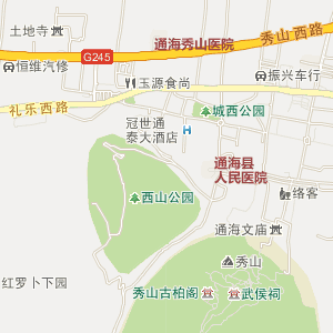 玉溪通海电子地图