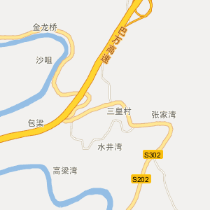 巴州区清江镇电子地图图片