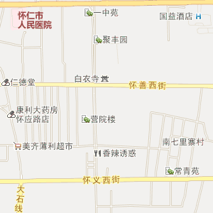 朔州怀仁电子地图_中国电子地图网图片