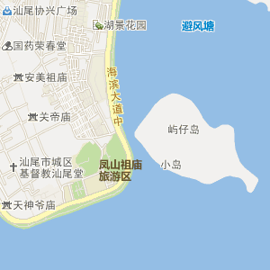 广东省 汕尾市 电子 地图 