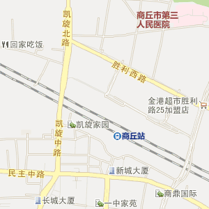 河南省电子地图 商丘市电子地图