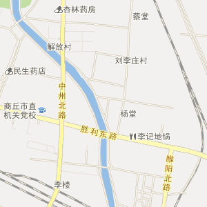 【2015】商丘市梁园区地图图片