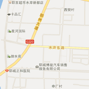 菏泽市郓城县电子地图图片