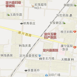 保定市定兴县电子地图图片