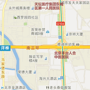 丰台右安门电子地图_中国电子地图网图片