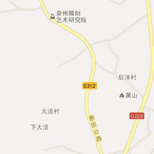 泉州惠安县地图展示图片