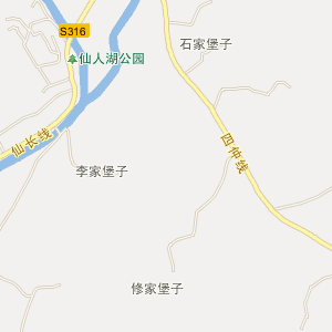 庄河市-仙人洞镇卫星地图图片