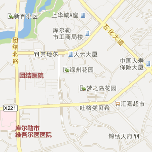 焉耆县电子地图 和静县电子地图