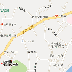 达州南外_图吧地图