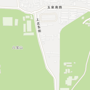 八宝山站地铁地图