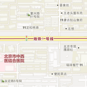 玉泉路站地铁地图