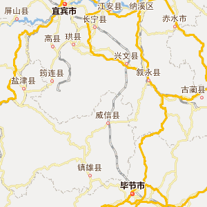 宜宾南溪区地图