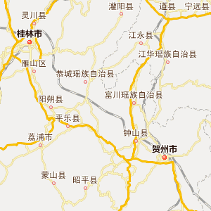 桂林永福县地图