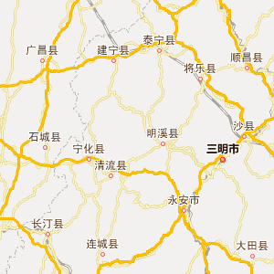 三明市地产交通线路地图