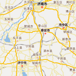 济南市行地图