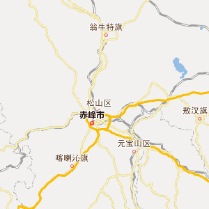 赤峰市概述行政地图