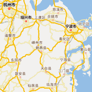 宁波市概述行地图