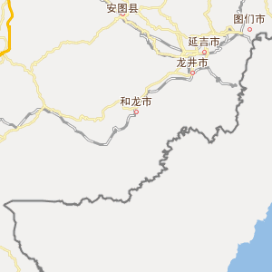 延边朝鲜族自治州交通线路地图