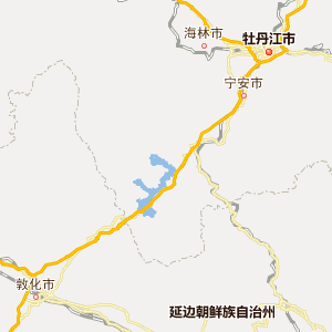 吉林省交通分布地图 延边朝鲜族自治州交通分布地图