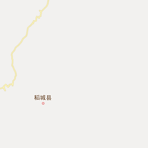 甘孜藏族自治州乡城县地图