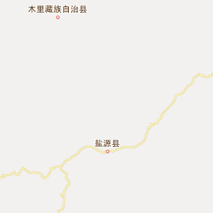 凉山彝族自治州盐源县地图