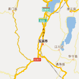 玉溪市华宁县地图