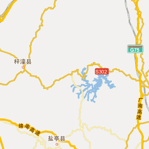 绵阳市盐亭县历史地图