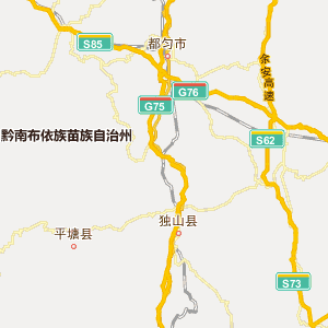 黔南布依族苗族自治州独山县地图