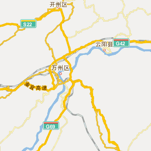 达州达川区地图