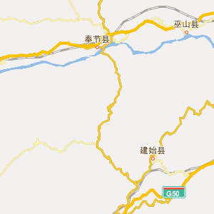 奉节县地图高清