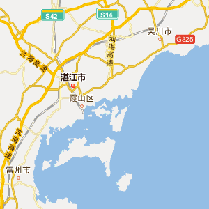 湛江25路上行公交线路