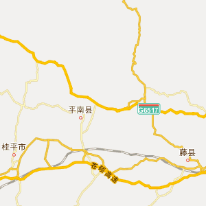 来宾市金秀瑶族县地图