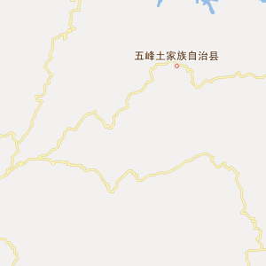 恩施土家族苗族自治州鹤峰县地图