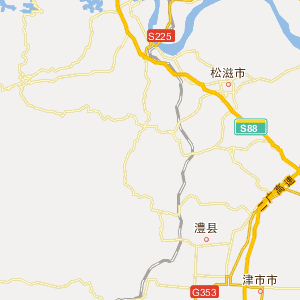 荆州市松滋市行政地图