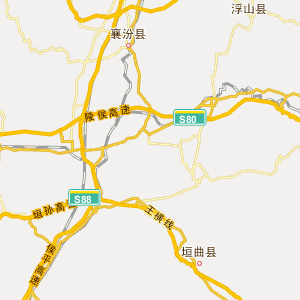 临汾市曲沃县地图